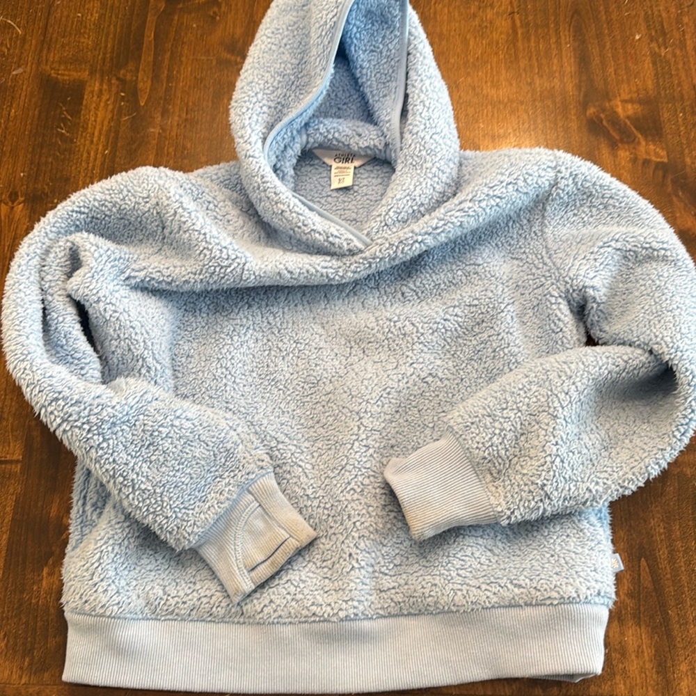 Athleta hooded Sherpa sweatshirt size s/7